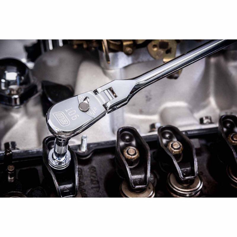 Gearwrench 81215T 3/8" Drive 90-Tooth Flex Head Teardrop Ratchet 11" - 8
