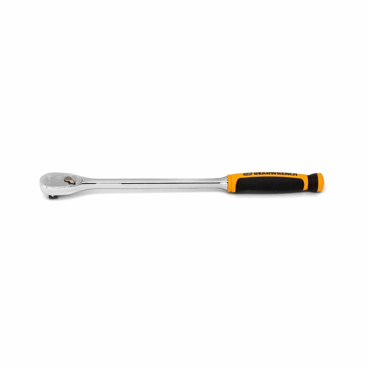 GearWrench 81265T 3/8" Drive 90-Tooth Long Handle Dual Material Teardrop Ratchet 13" - 2
