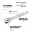 Gearwrench 81269XP 3/8" Drive 120XP Full Polish Chrome Extra Long Handle Teardrop Ratchet 18" - 2