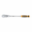 GearWrench 81370T 1/2" Drive 90-Tooth Dual Material Flex Head Teardrop Ratchet 17"