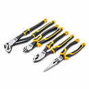 GearWrench 82203C 4 Pc. Pitbull Dual Material Mixed Plier Set