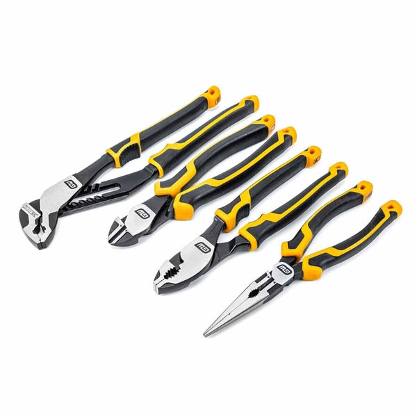 GearWrench 82203C 4 Pc. Pitbull Dual Material Mixed Plier Set