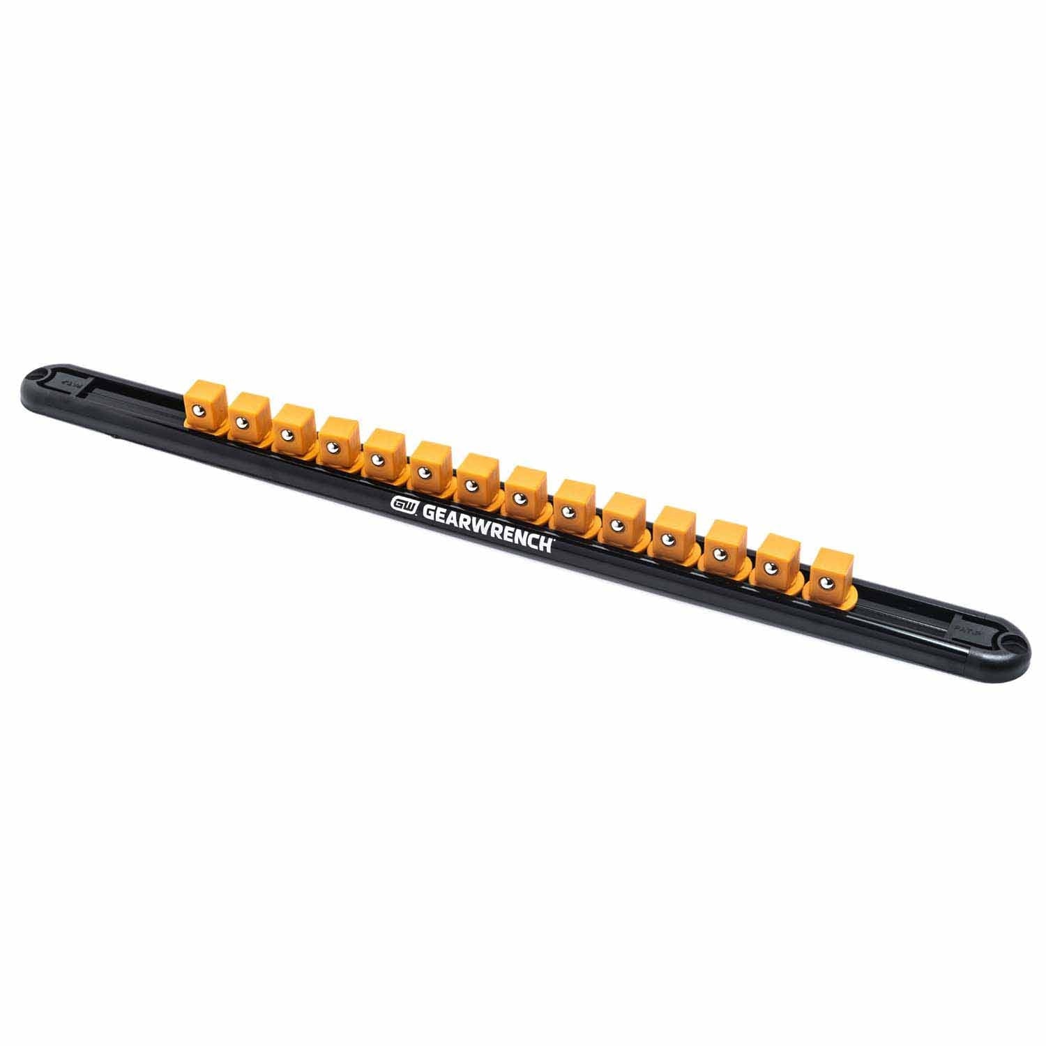 Gearwrench 83128 1/2" Drive Magnetic Socket Rail with 14 Clips - 2