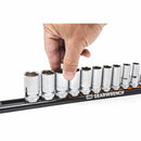 Gearwrench 83128 1/2" Drive Magnetic Socket Rail with 14 Clips - 4