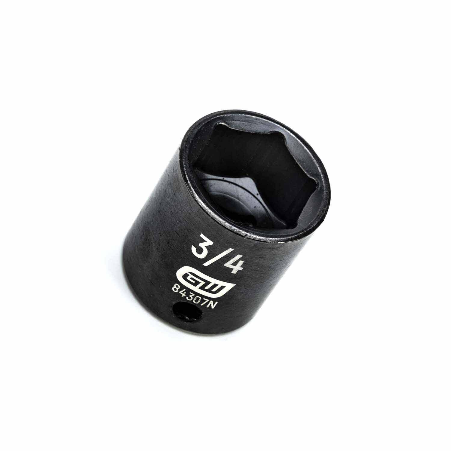 Gearwrench 84307N 3/8" Drive 6 Point Standard Impact SAE Socket 3/4" - 2