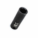 Gearwrench 84325N 3/8" Drive 6 Point Deep Impact SAE Socket 1/2" - 2