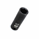 Gearwrench 84325N 3/8" Drive 6 Point Deep Impact SAE Socket 1/2" - 2