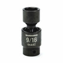 Gearwrench 84483 3/8" Drive 6 Point Standard X-Core Pinless Impact Universal SAE Socket 9/16"