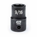 Gearwrench 84503N 1/2" Drive 6 Point Standard Impact SAE Socket 9/16"