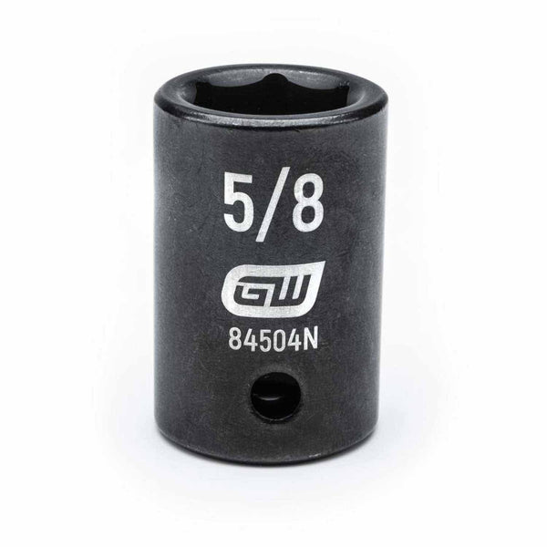 Gearwrench 84504N 1/2" Drive 6 Point Standard Impact SAE Socket 5/8"