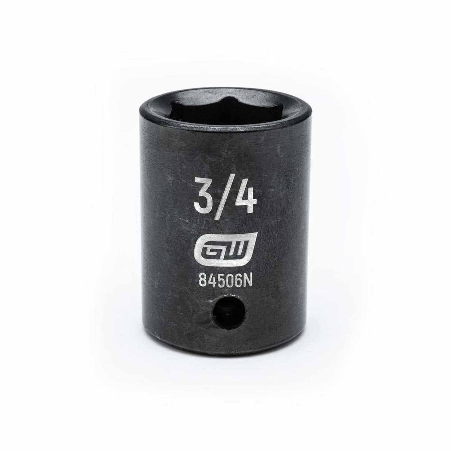 Gearwrench 84506N 1/2" Drive 6 Point Standard Impact SAE Socket 3/4"