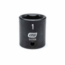 Gearwrench 84510N 1/2" Drive 6 Point Standard Impact SAE Socket 1"