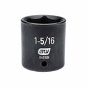 Gearwrench 84515N 1/2" Drive 6 Point Standard Impact SAE Socket 1-5/16"