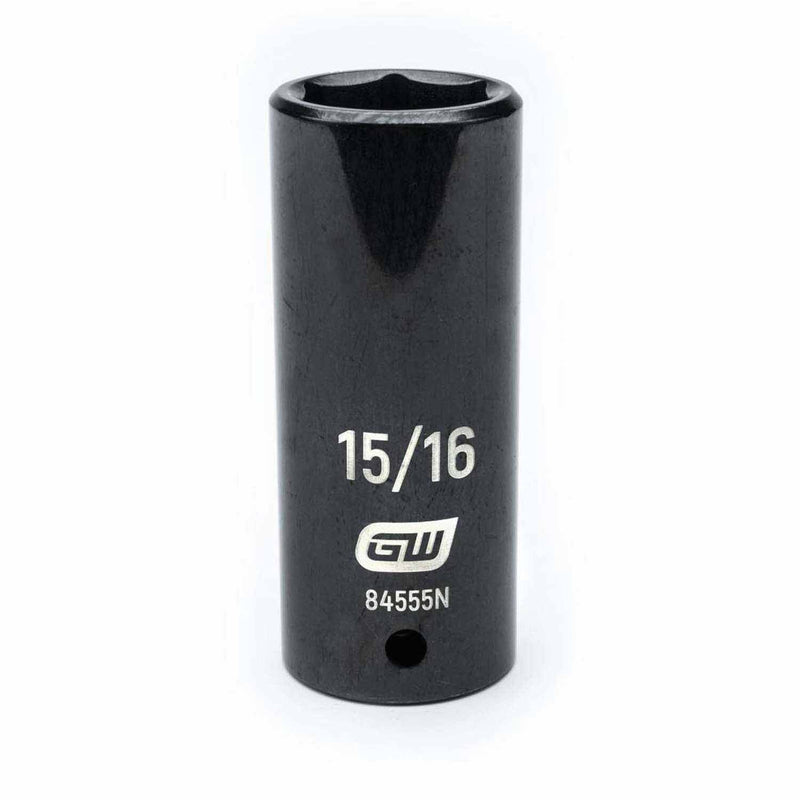 Gearwrench 84555N 1/2" Drive 6 Point Deep Impact SAE Socket 15/16"