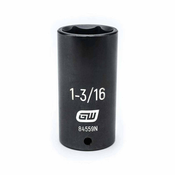 Gearwrench 84559N 1/2" Drive 6 Point Deep Impact SAE Socket 1-3/16"