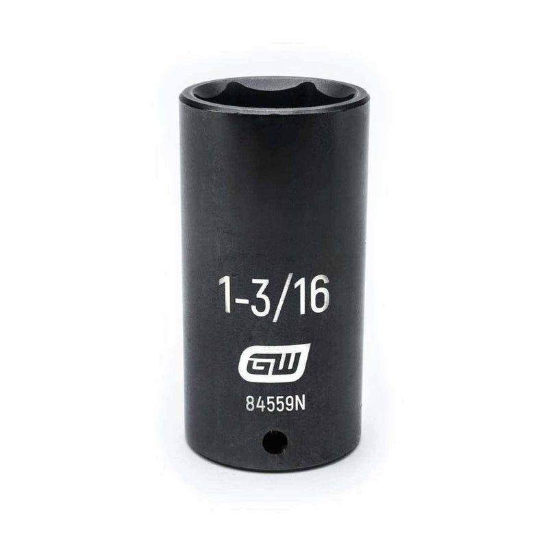 Gearwrench 84559N 1/2" Drive 6 Point Deep Impact SAE Socket 1-3/16"