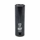 Gearwrench 84575N 1/2" Drive 6 Point Deep Impact Metric Socket 17mm
