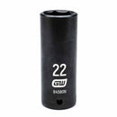 Gearwrench 84580N 1/2" Drive 6 Point Deep Impact Metric Socket 22mm