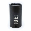 Gearwrench 84591N 1/2" Drive 6 Point Deep Impact Metric Socket 33mm