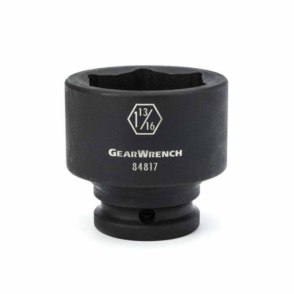 Gearwrench 84802 3/4" Drive 6 Point Standard Impact SAE Socket 7/8"