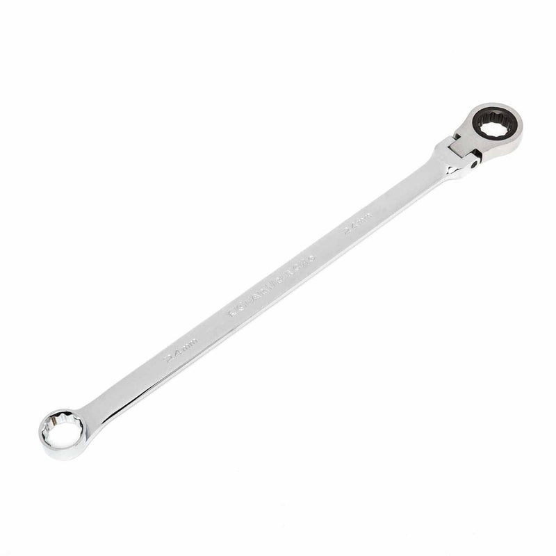 Gearwrench 86024 24mm 72-Tooth XL GearBox Flex Head Double Box Ratcheting Wrench - 2