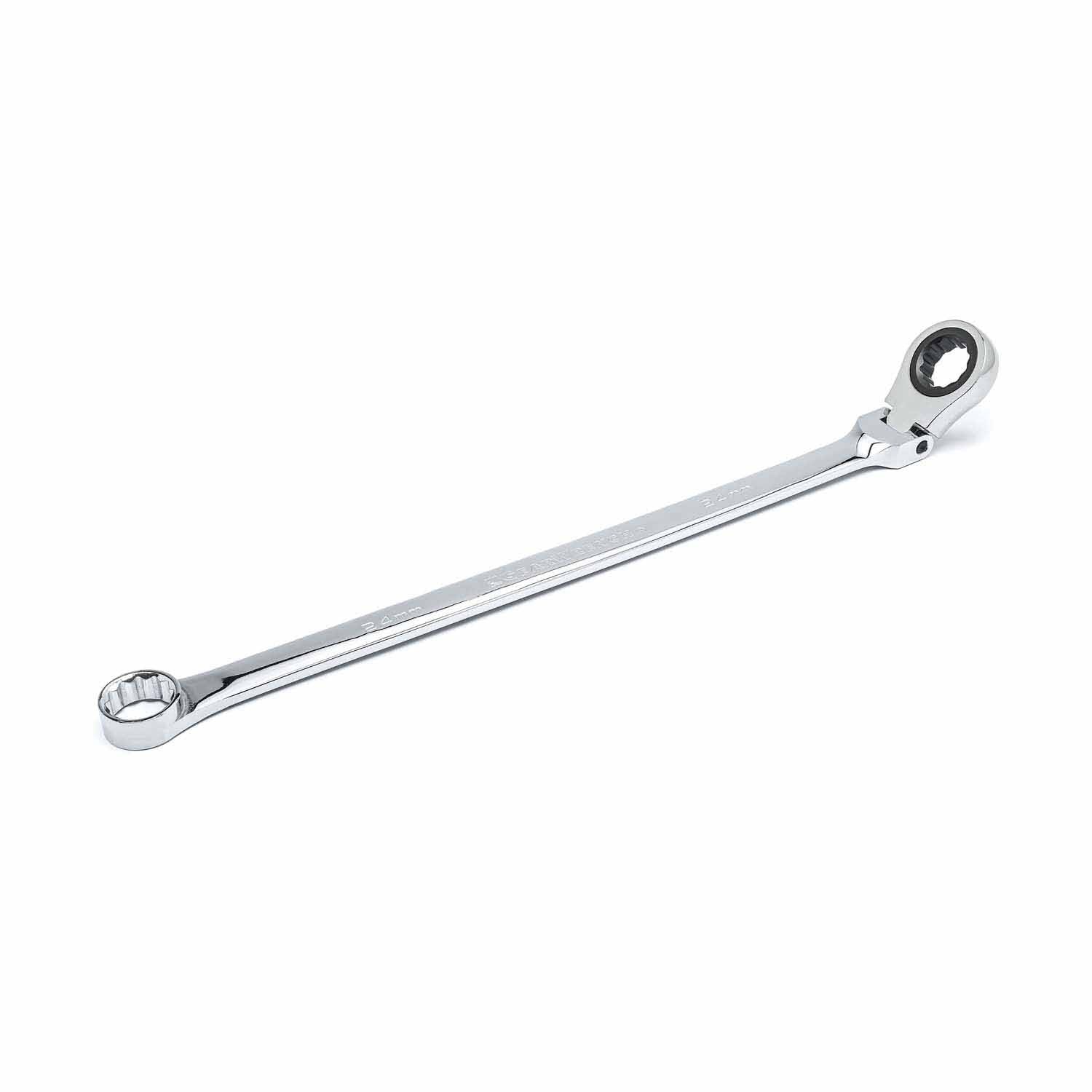 Gearwrench 86024 24mm 72-Tooth XL GearBox Flex Head Double Box Ratcheting Wrench - 4