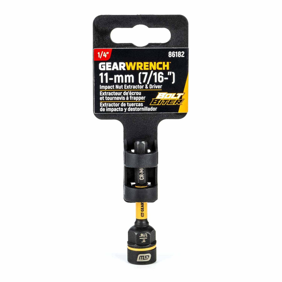 Gearwrench 86182 Bolt Biter Nut Extractor & Driver (11 mm) - 4