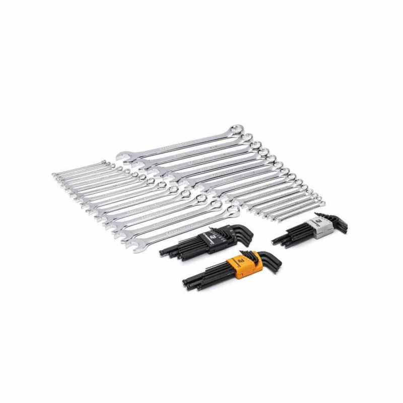 Gearwrench GWMSCWS6SAEMM 59 Piece 6 Point Combination Wrench and Hex Key Set in Foam Storage Tray - 5