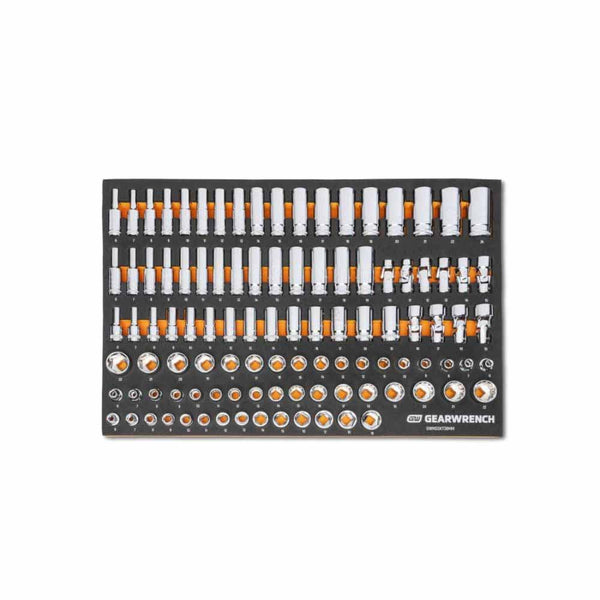 Gearwrench GWMSSKT38MM 104 Pc. 3/8” Drive Master Metric Socket Set in