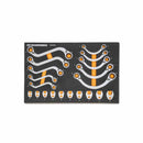 Gearwrench GWMSSRWMM 20 Piece Specialty Ratcheting Metric Wrench Set in Foam Storage Tray