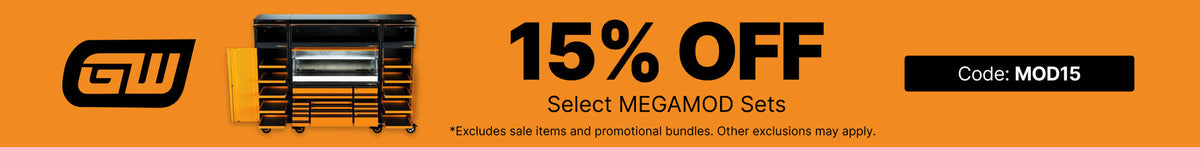 15% off select MEGAMODs with code MEGAMOD15