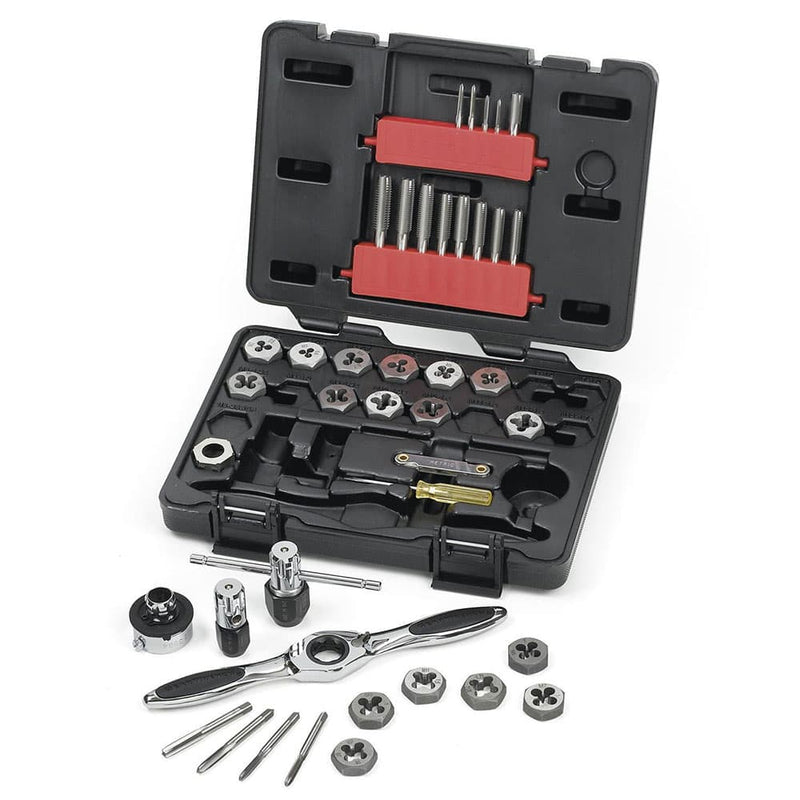 GearWrench 3886 42 Pc. Metric Ratcheting Tap and Die Set