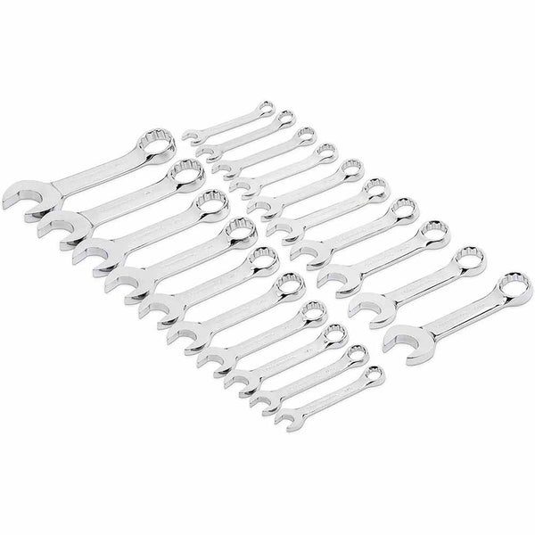 GearWrench 81903 20 Pc. 12 Point Stubby Combination SAE/Metric Wrench Set