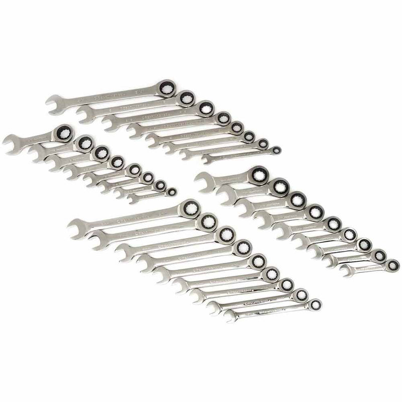 GearWrench 85034 34 Pc. 72-Tooth 12 Point Standard & Stubby Ratcheting