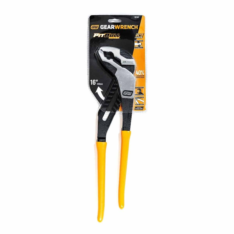 GearWrench 82167 16" Pitbull K9 V-Jaw Dipped Handle Tongue and Groove Pliers