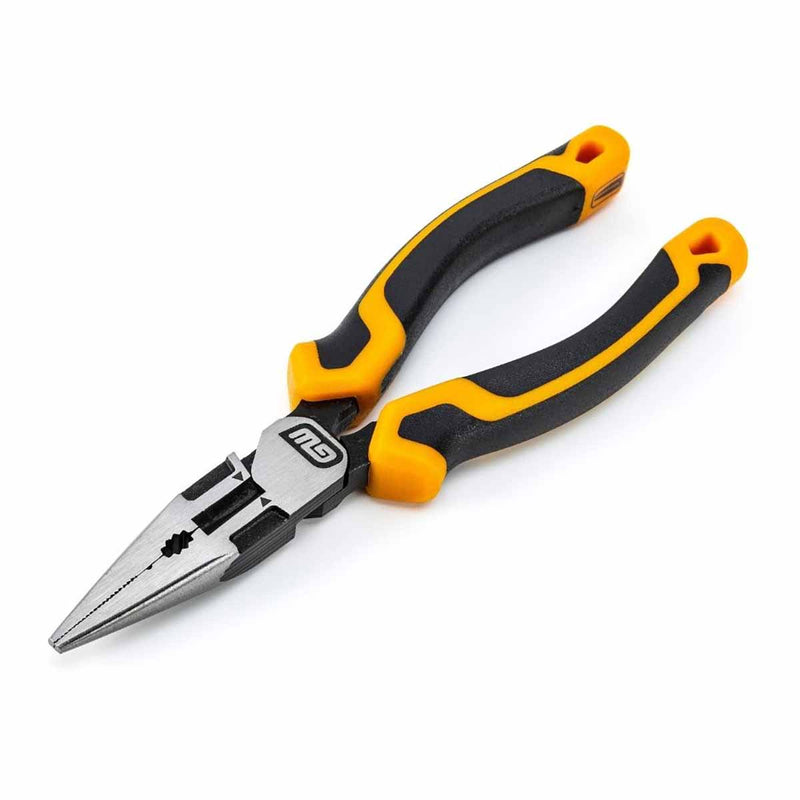 GearWrench 82176C 6" Pitbull Dual Material Long Nose Pliers
